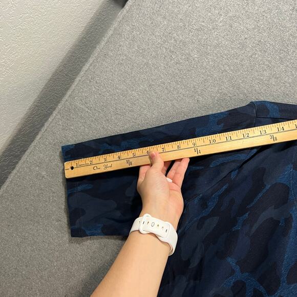 Women with Control Prime Stretch Denim 2 Shift Print Dress Denim Camo, LP - Picture 7 of 13